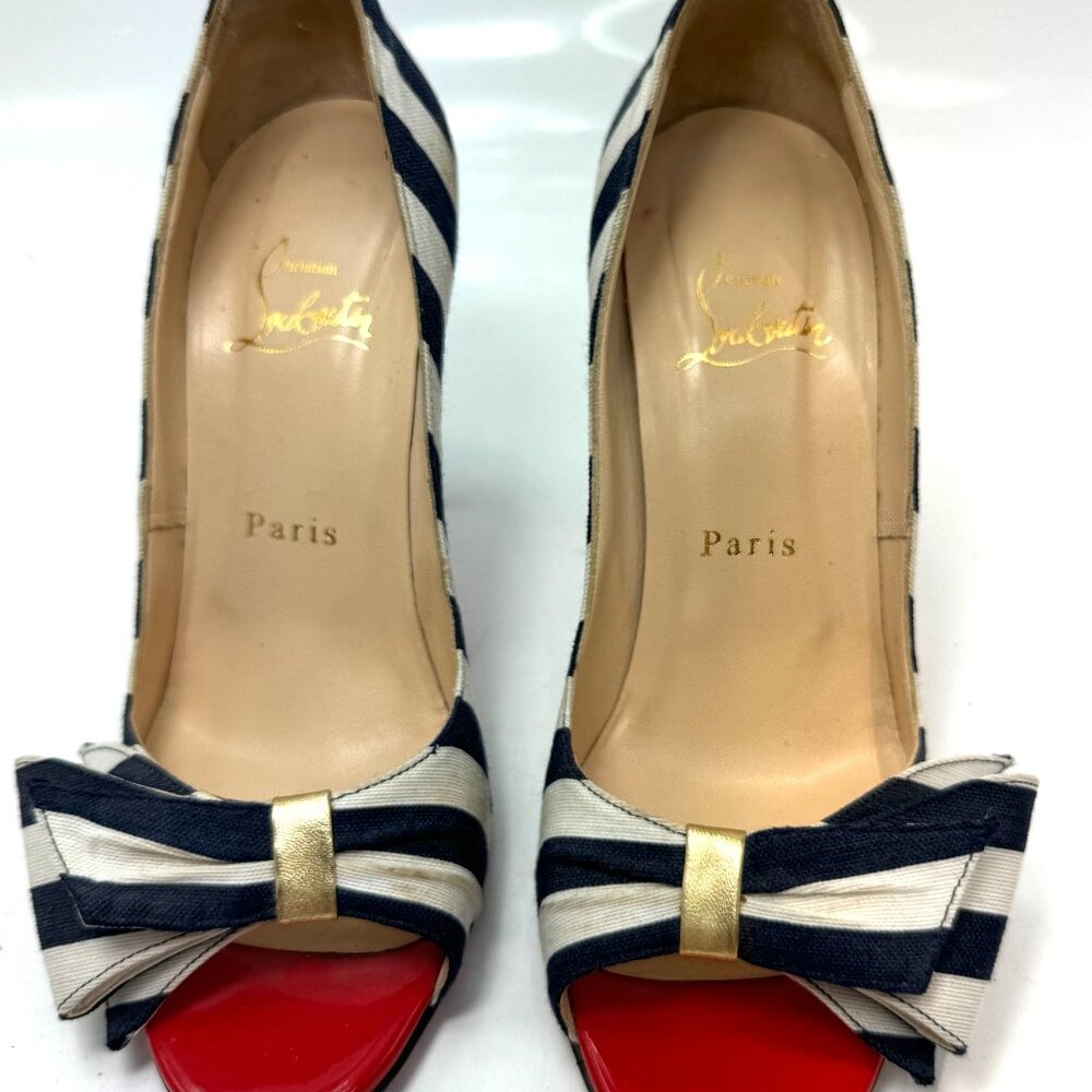 🌷❤️‍🔥FINAL SALE 🔥 NO OFFERS🌷💥Christian Louboutin Just Soon Heels 36.5 - Picture 4 of 12